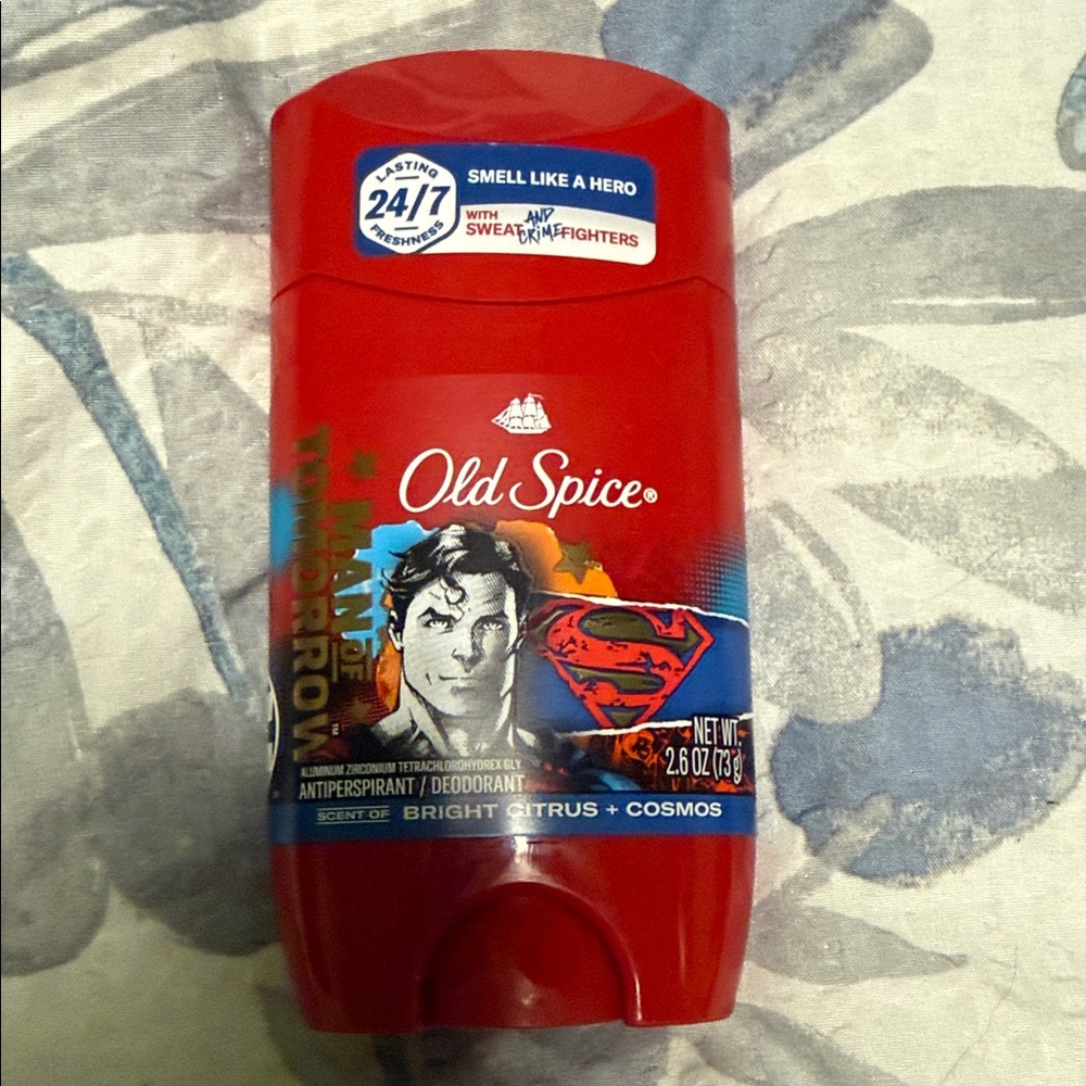 SMELL LIKE A HERO! SUPERMAN Old Spice Bright Citrus & Cosmos Deodorant